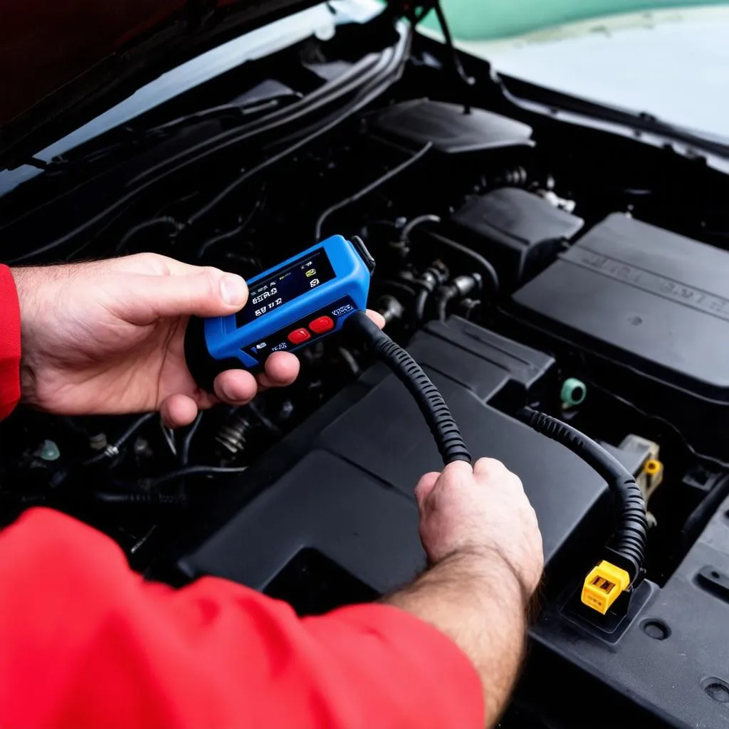 OBD Scanner in Use