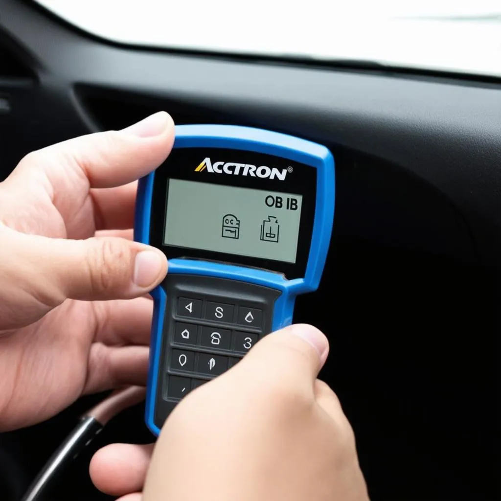 Using OBD Scanner