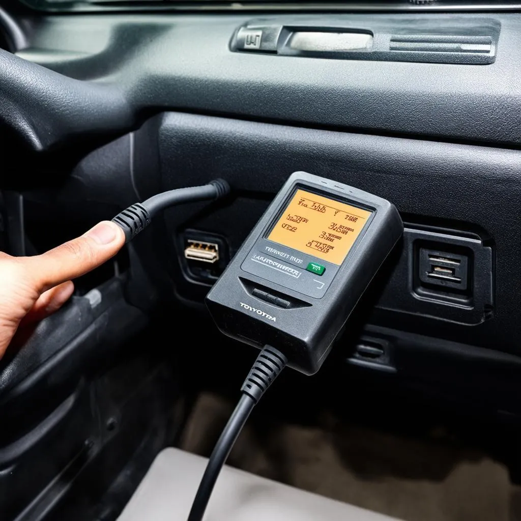 OBD2 Scanner in Use