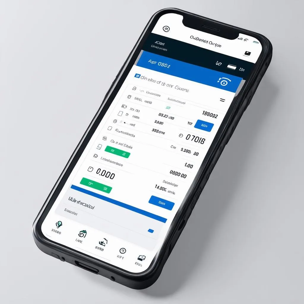 OBD2 App Interface