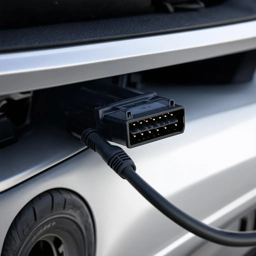 OBD2 Connector in a Car