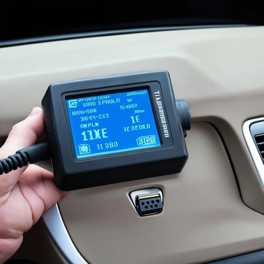 OBD2 Scanner in Use