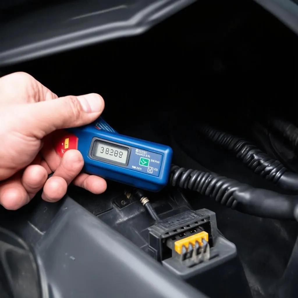 OBD Tester Connected