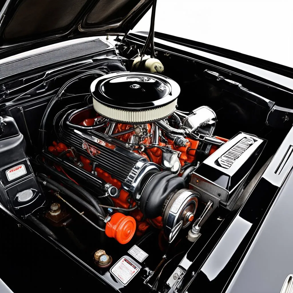 Plymouth Acclaim engine bay