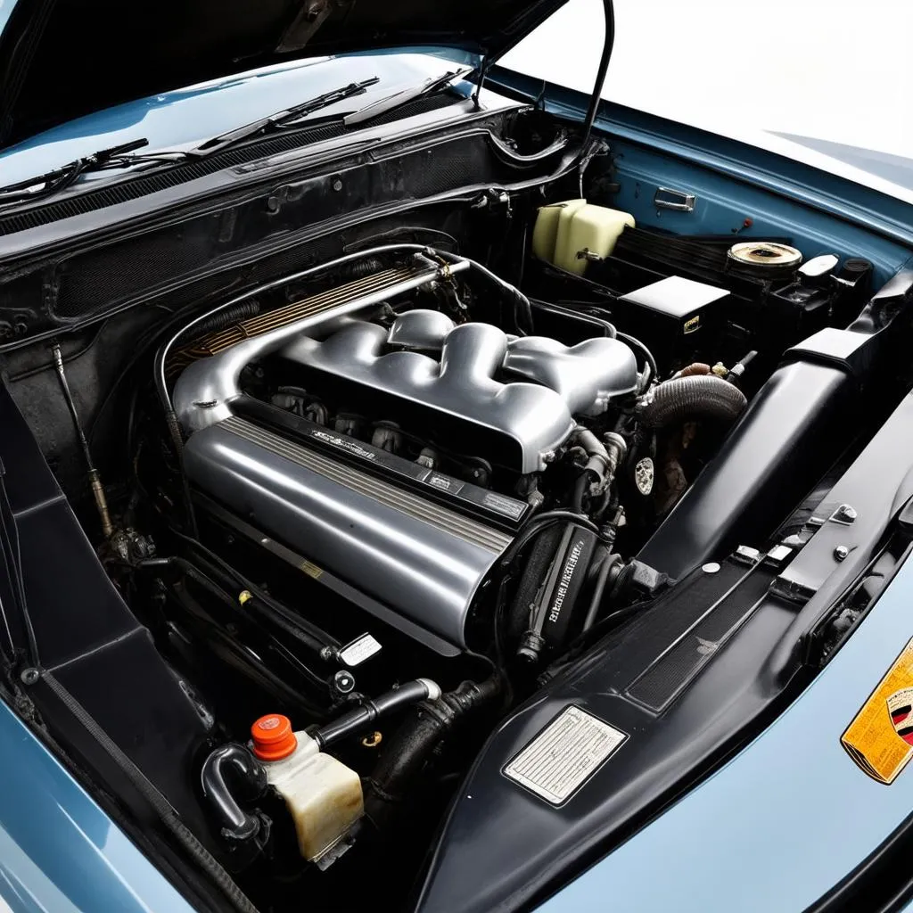 Porsche 928 Engine Bay