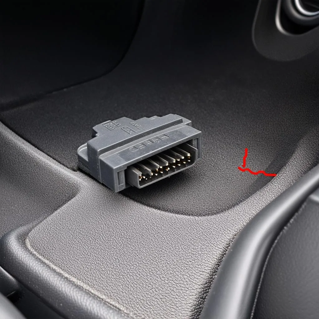 Renault Clio OBD Port Location