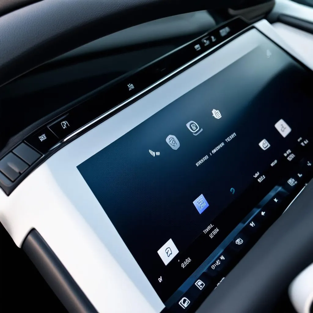 Tesla Model Y Interior Dashboard