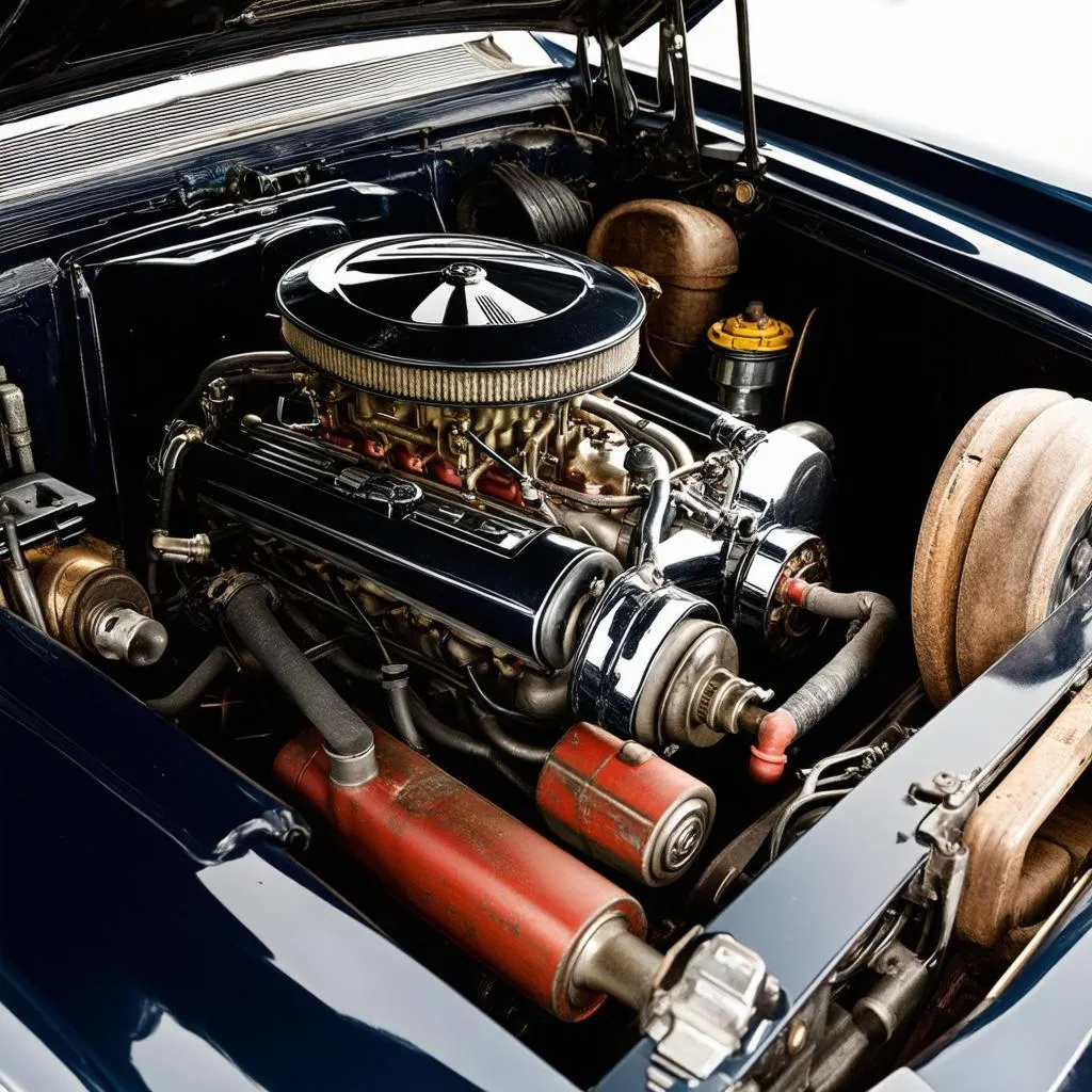 Vintage Car Engine