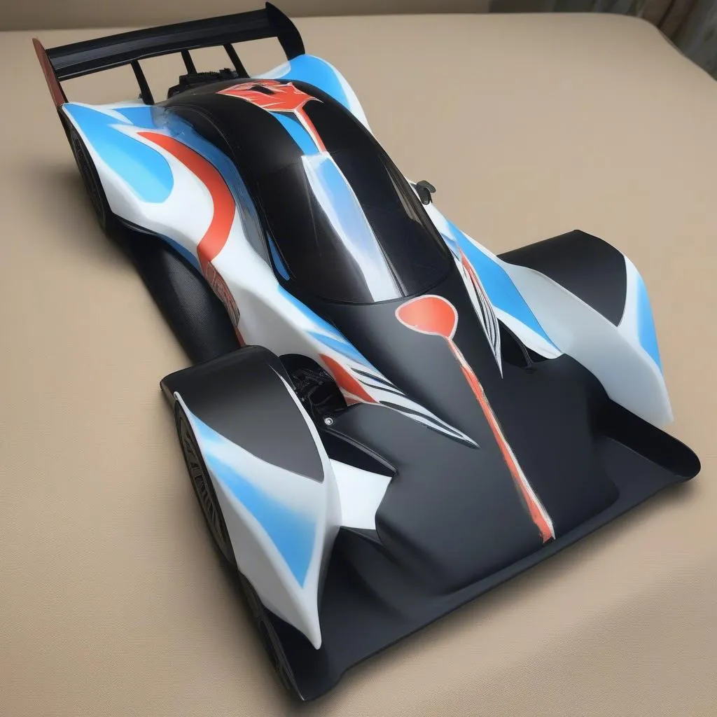 1/8 Scale RC Car Body Shell Aerodynamics Design