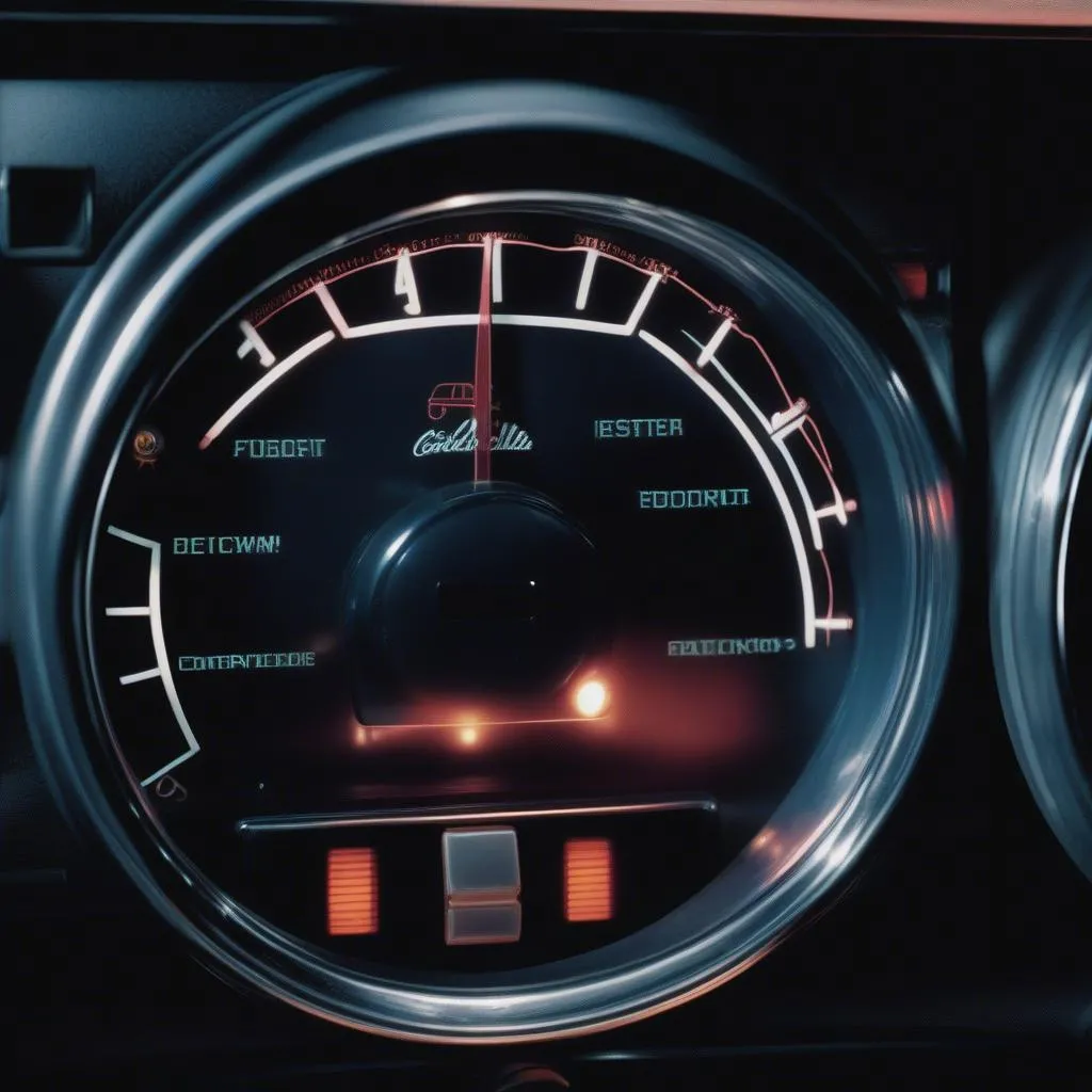 1987 Cadillac Deville dashboard