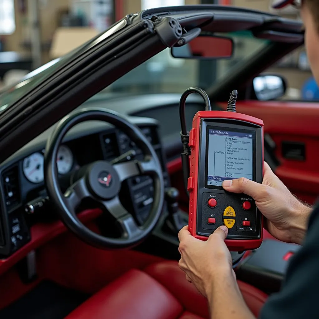 Using an OBD Scanner on a 1992 Corvette