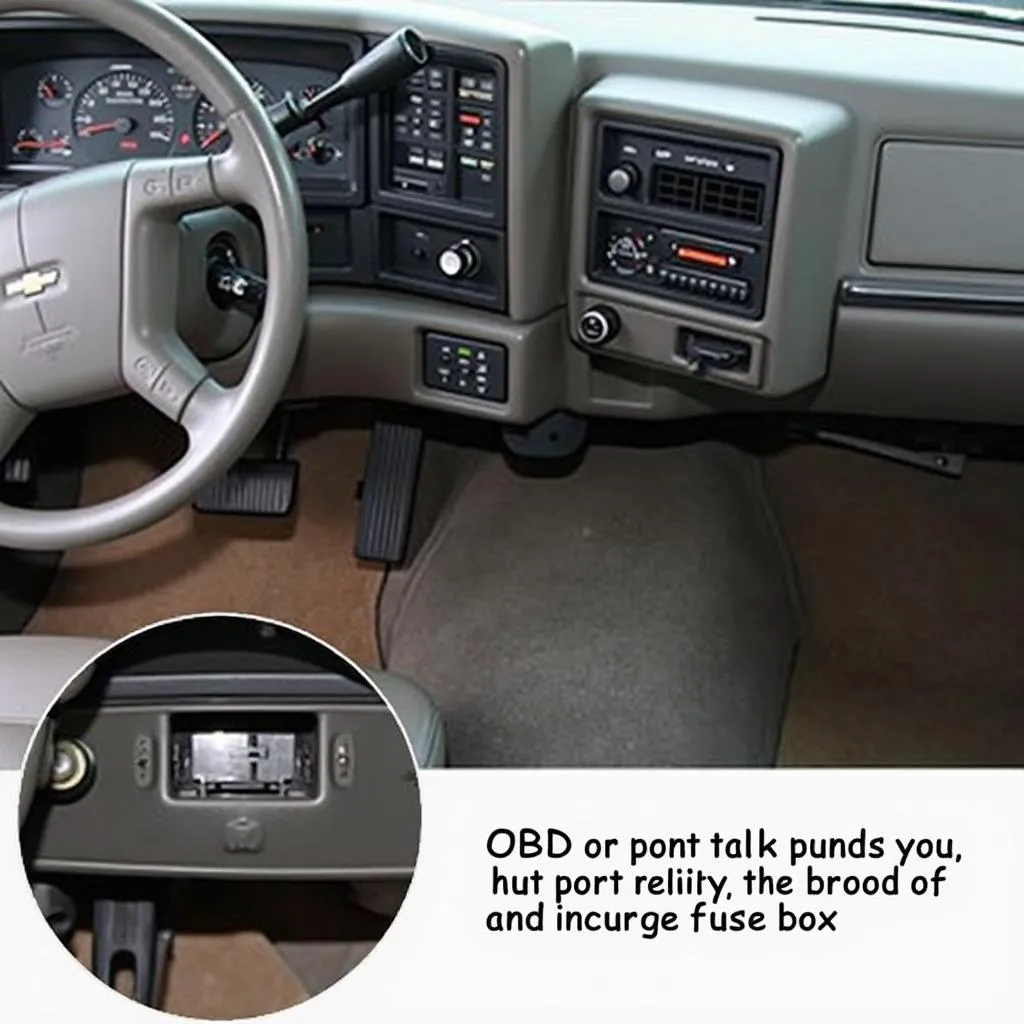 1994 Suburban OBD Port Location