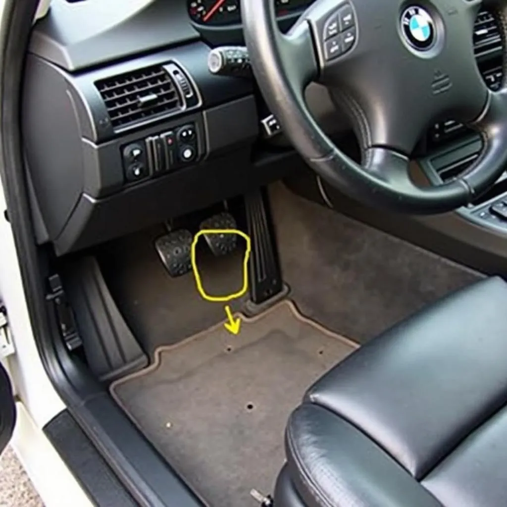 2001 BMW 3 Series OBD Port Location Under Dashboard