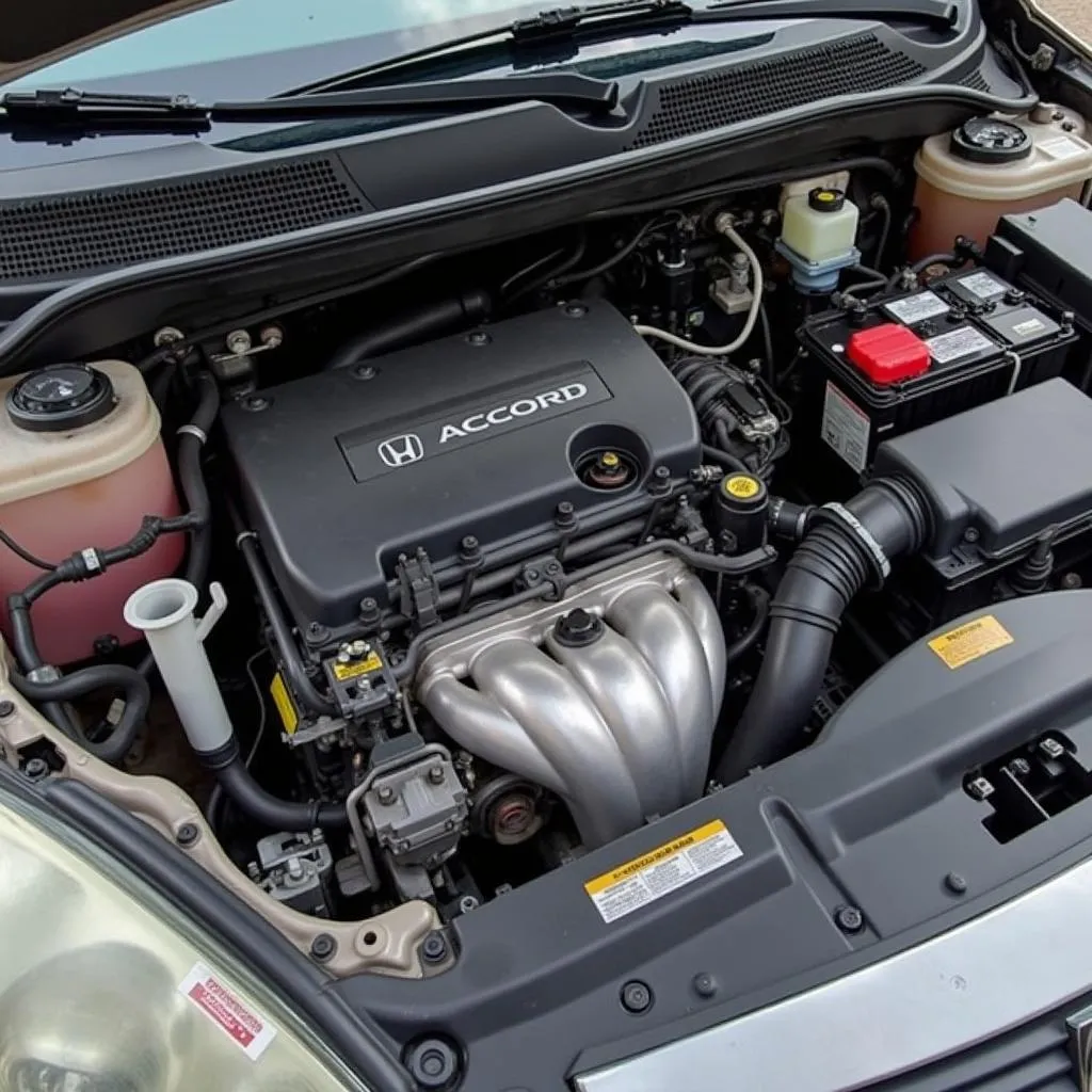 2004 Honda Accord Engine Bay