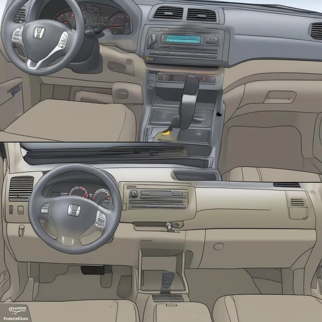 2004 Honda CR-V OBD port location diagram