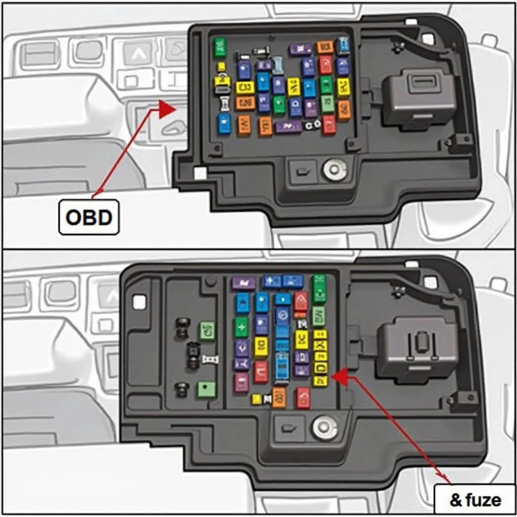 2004 Chevy Trailblazer OBD Fuse Box Location