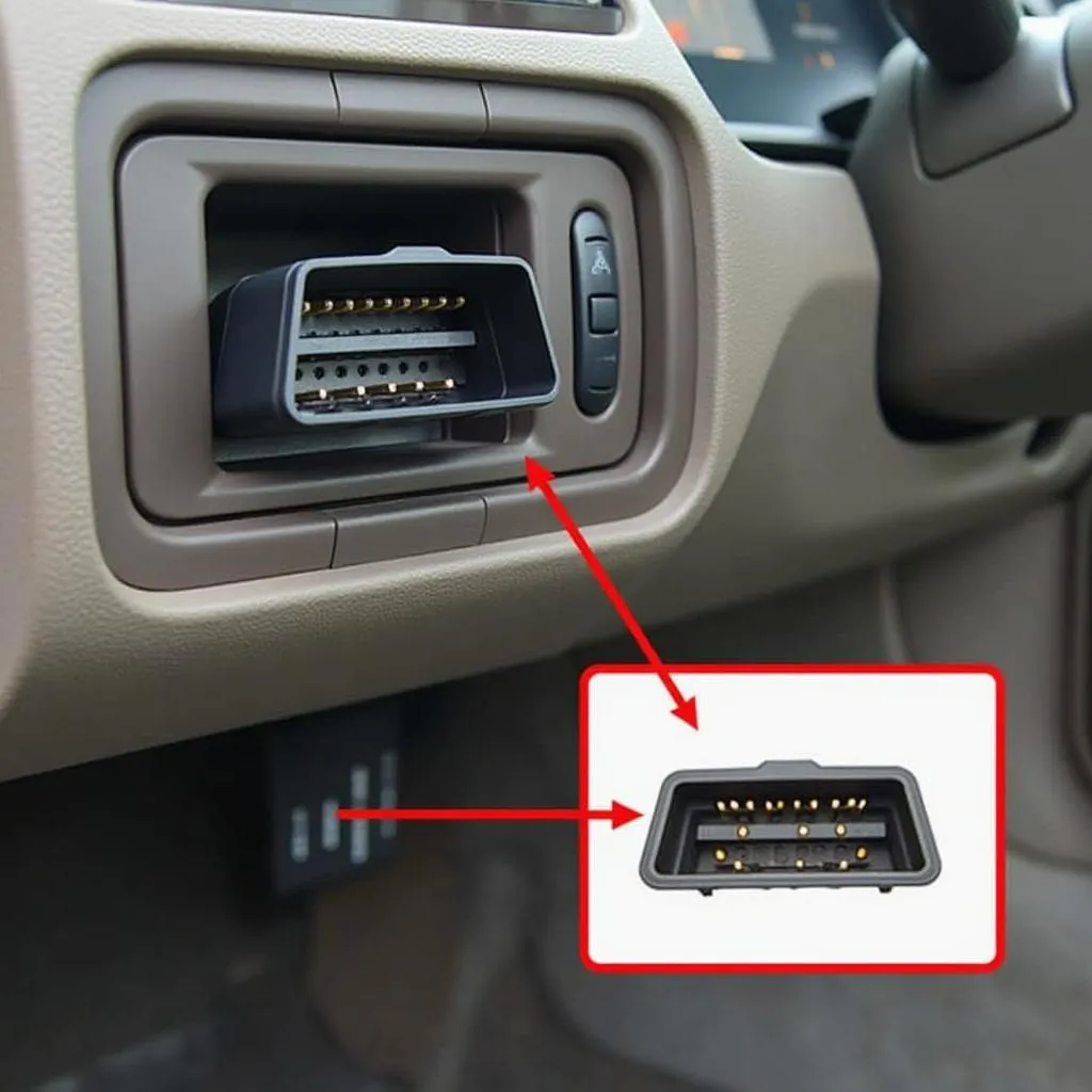 2006 Cadillac DTS OBD Port Location