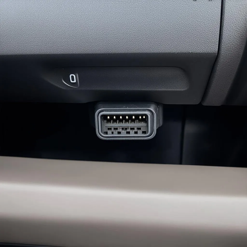 2006 GMC Sierra OBD Port Location