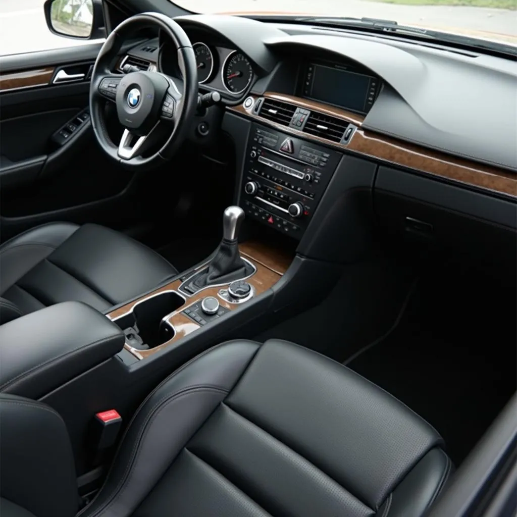 Interior of a 2007 Corvette Pace Car