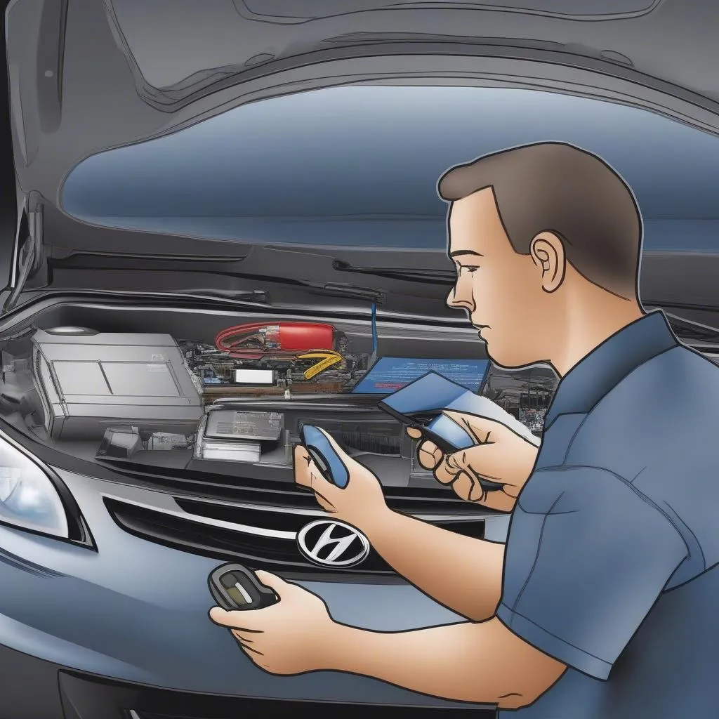 2007 Hyundai Elantra OBD Port Diagnostics 