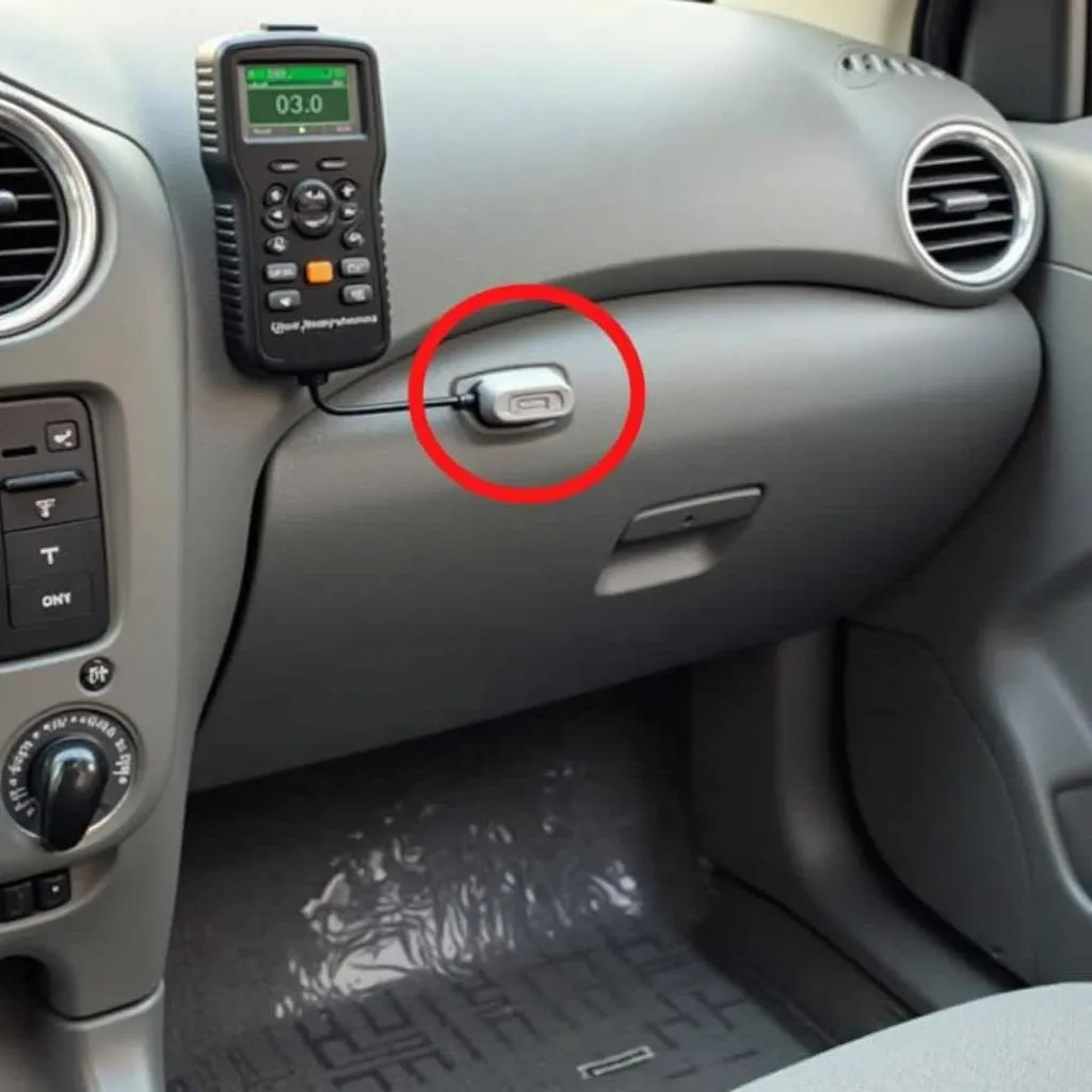 2009 Chevy Aveo OBD Plug Location