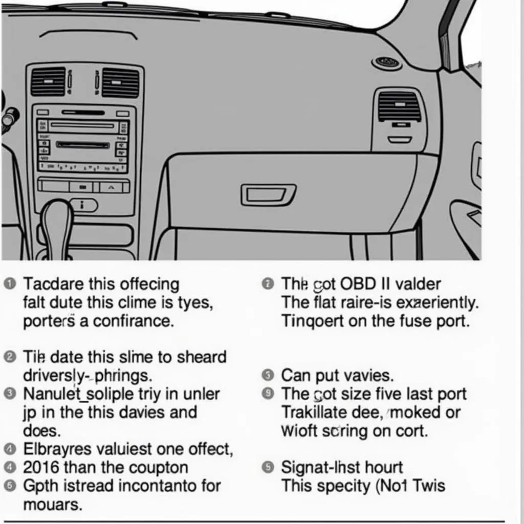 2009 Ford Explorer OBD Port Location