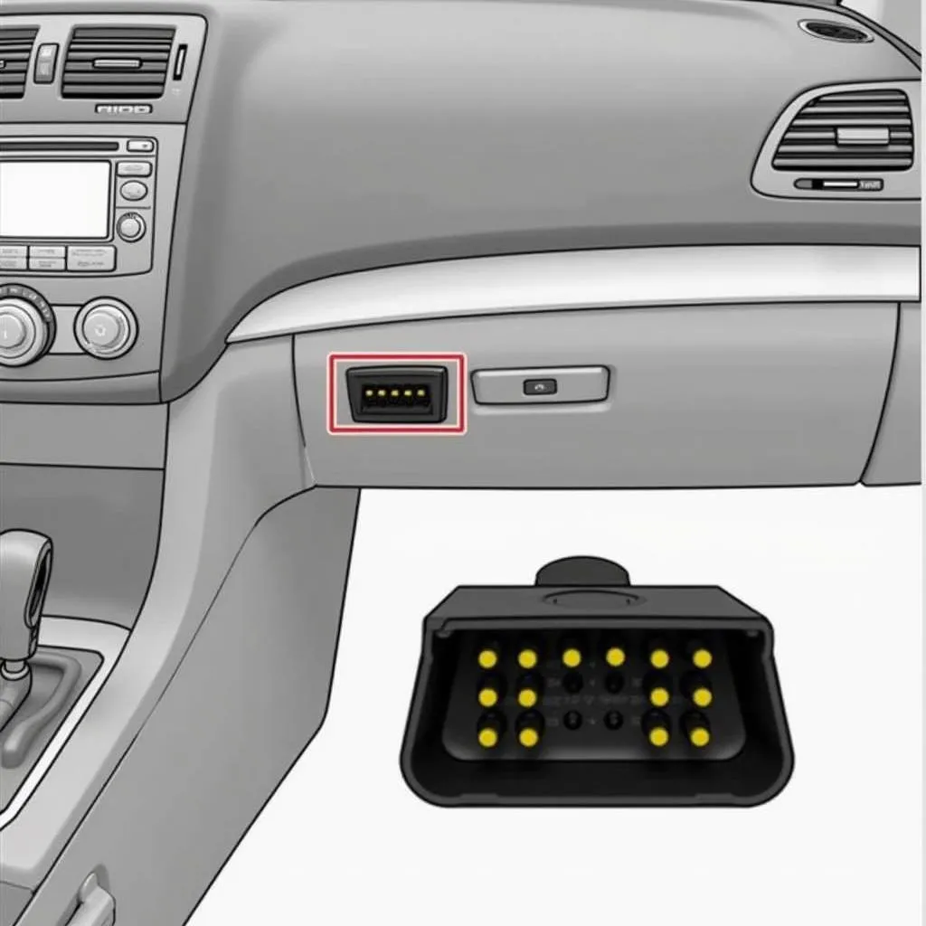 2009 Subaru Outback OBD Port Location