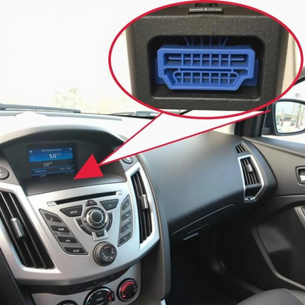 2011 Ford Focus OBD Port Location