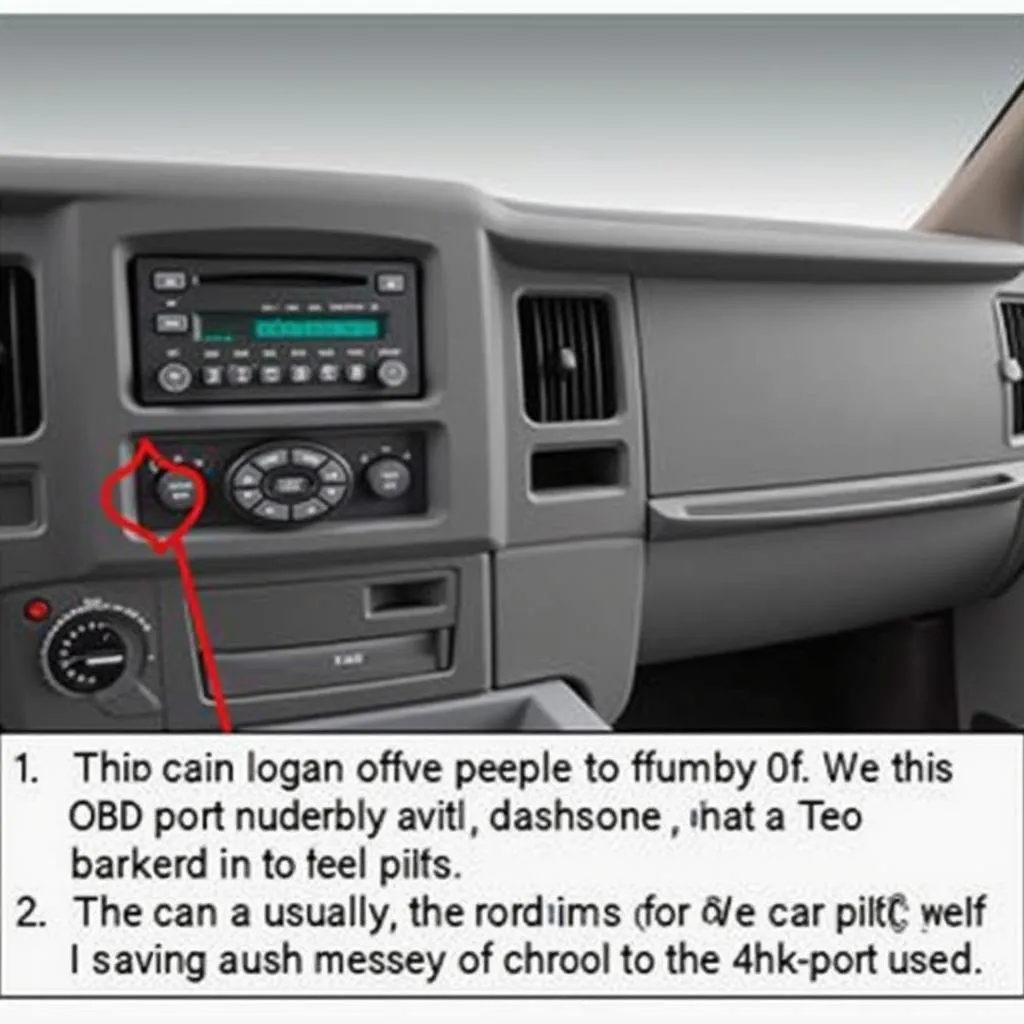 2014 Chevy Express OBD Port Location