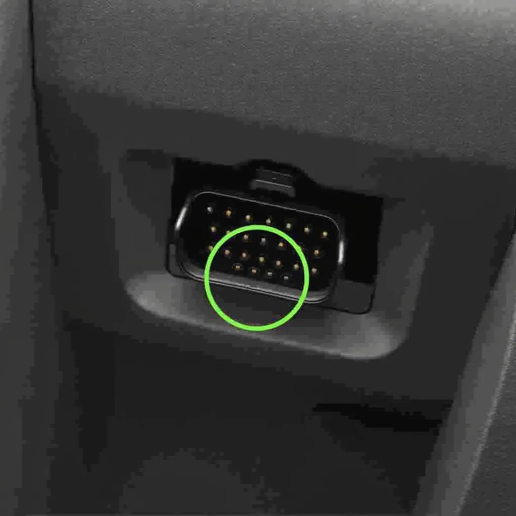 2018 Ford Transit Custom OBD Port Location