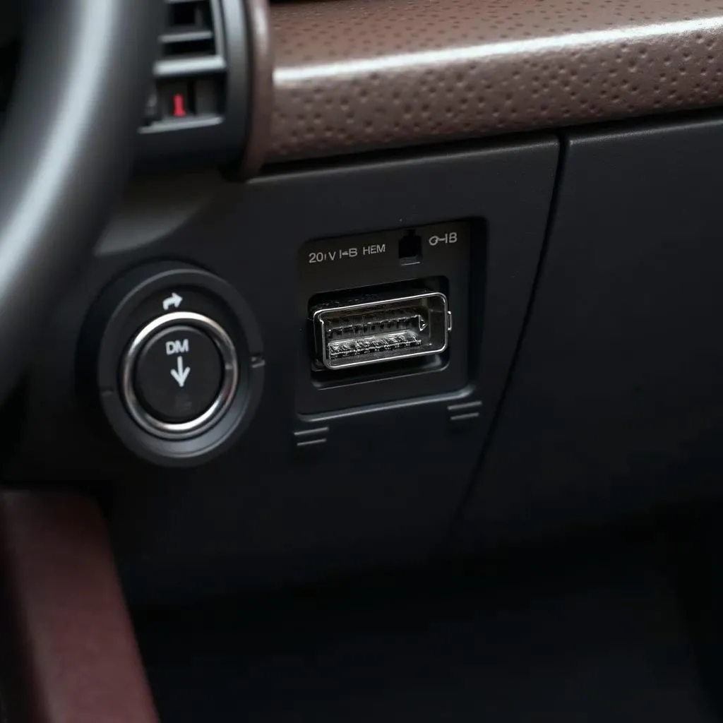 OBD Port Location in a 2019 Lexus