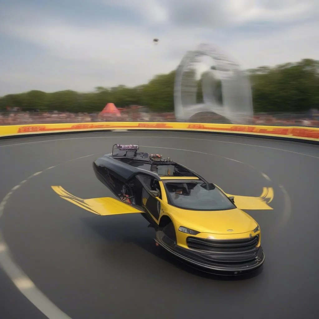 360 rolling car drifting