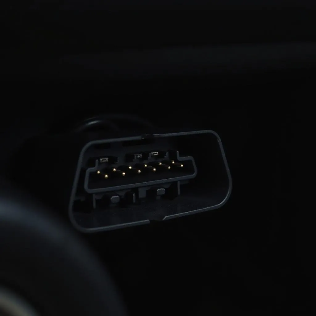 9-Pin OBD Port Under Dashboard