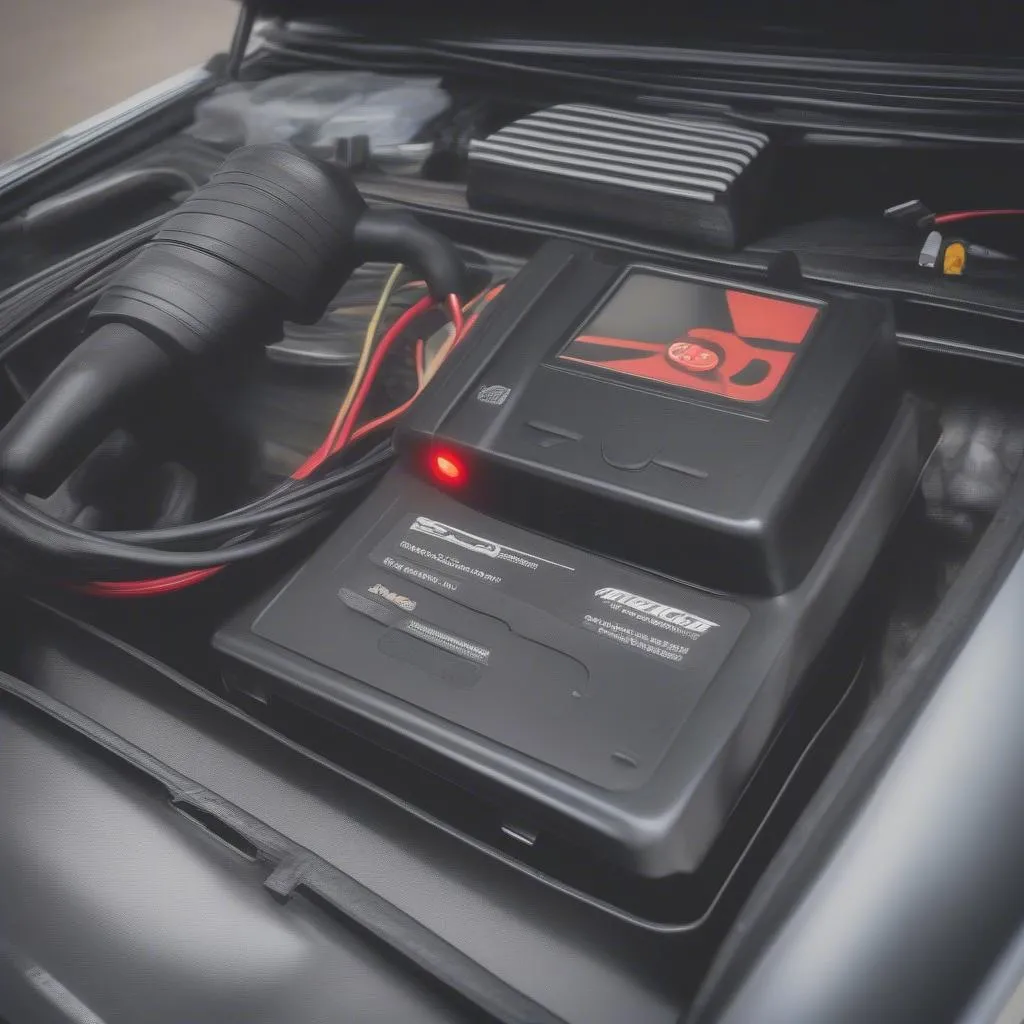 Connecting a diagnostic tool to the OBD terminal of a 94 GMC Sierra