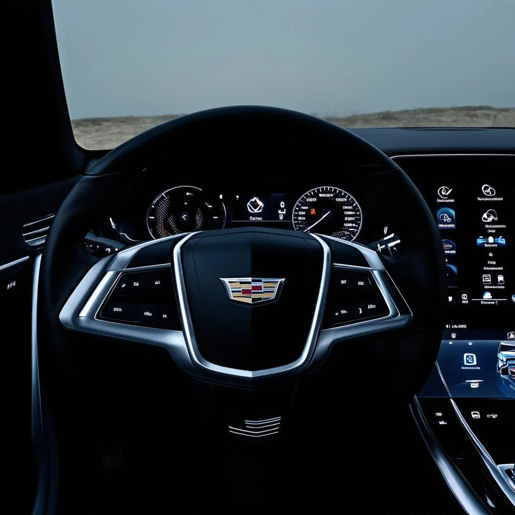 Modern Cadillac Dashboard