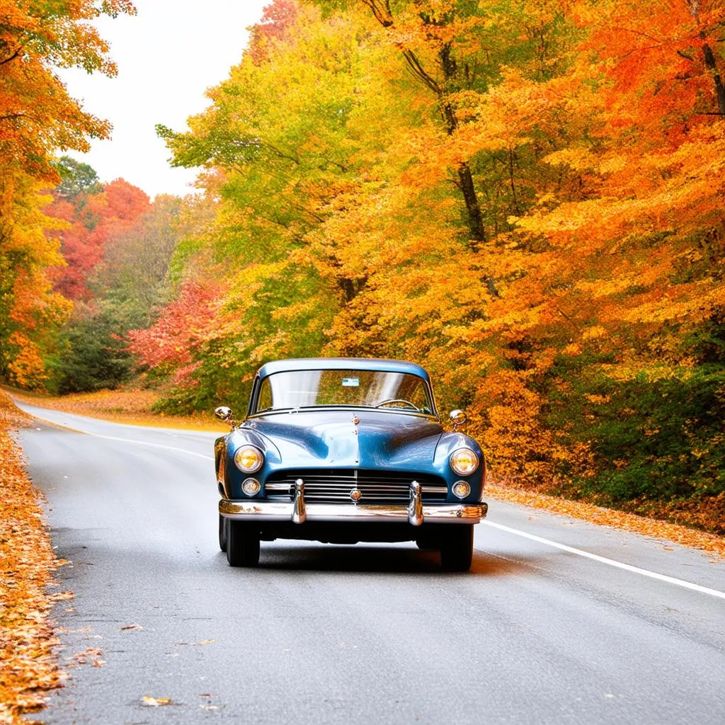 Scenic Drive in Connecticut