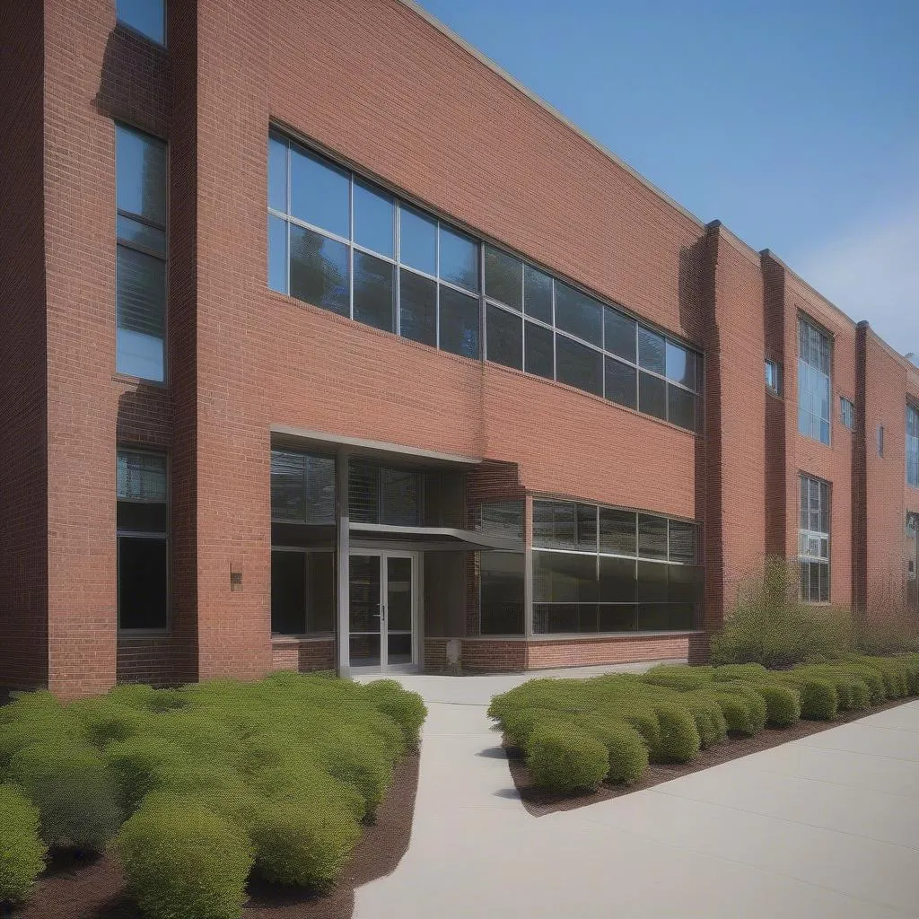 Exterior view of Lakepointe Senior Care and Rehab Center