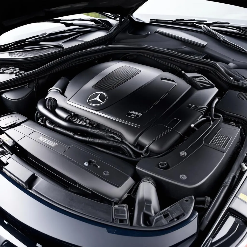 Modern Mercedes-Benz Engine Bay