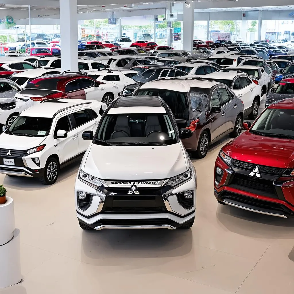 Modern Mitsubishi Dealership