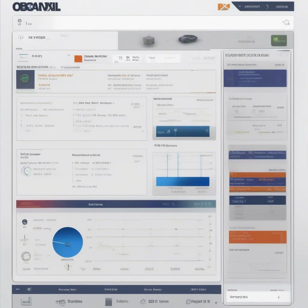 User Interface of OBD Software