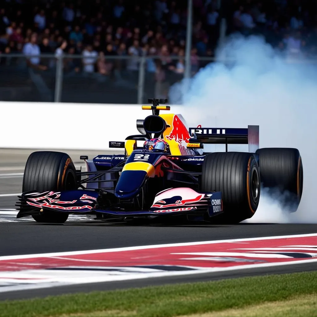 Red Bull Racing RB19 Formula 1 car on a race track