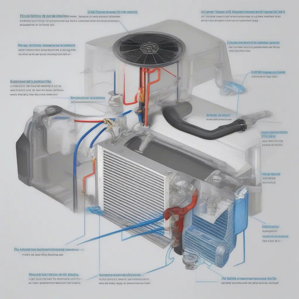 Car AC system diagram