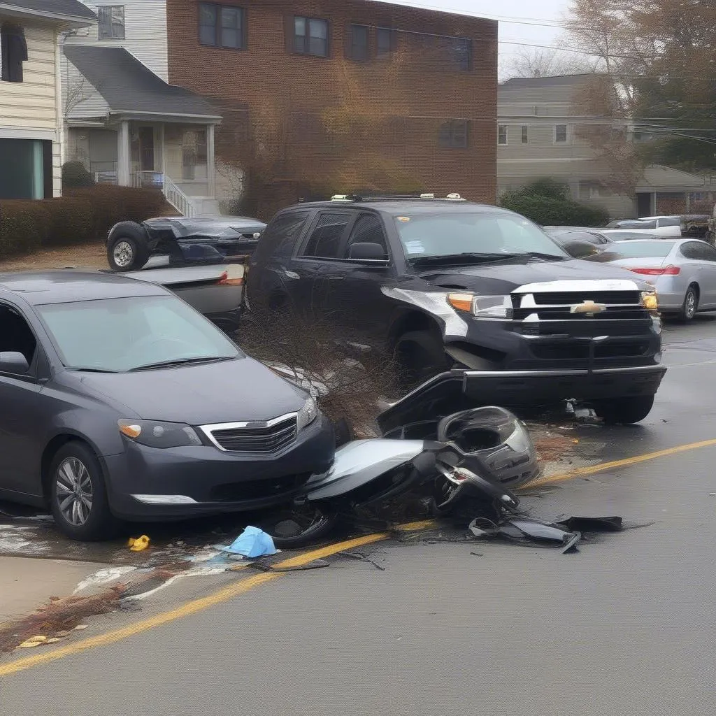 Car Accident Scene