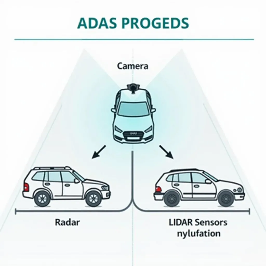 ADAS components: cameras, radar, sensors