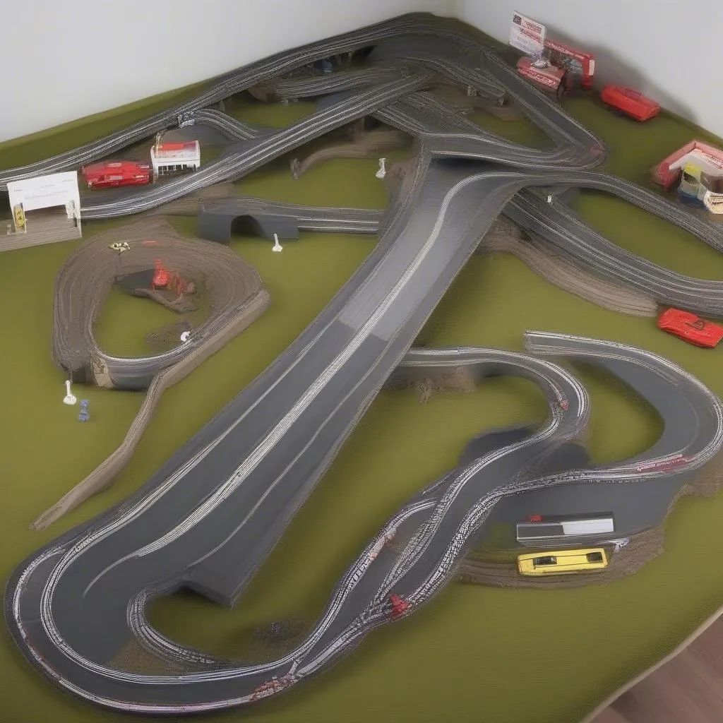 AFX Slot Car Track