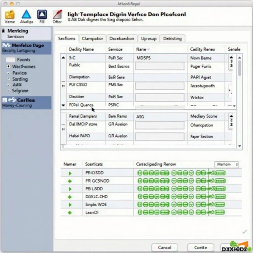 AlfaOBD Software Interface