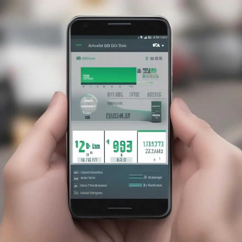 Android OBD App Interface
