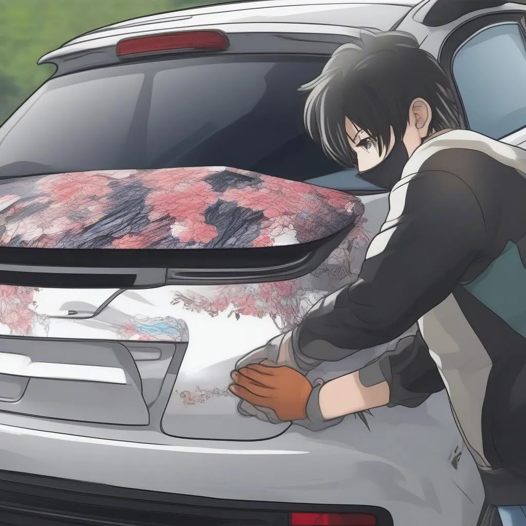 Applying Anime Decals