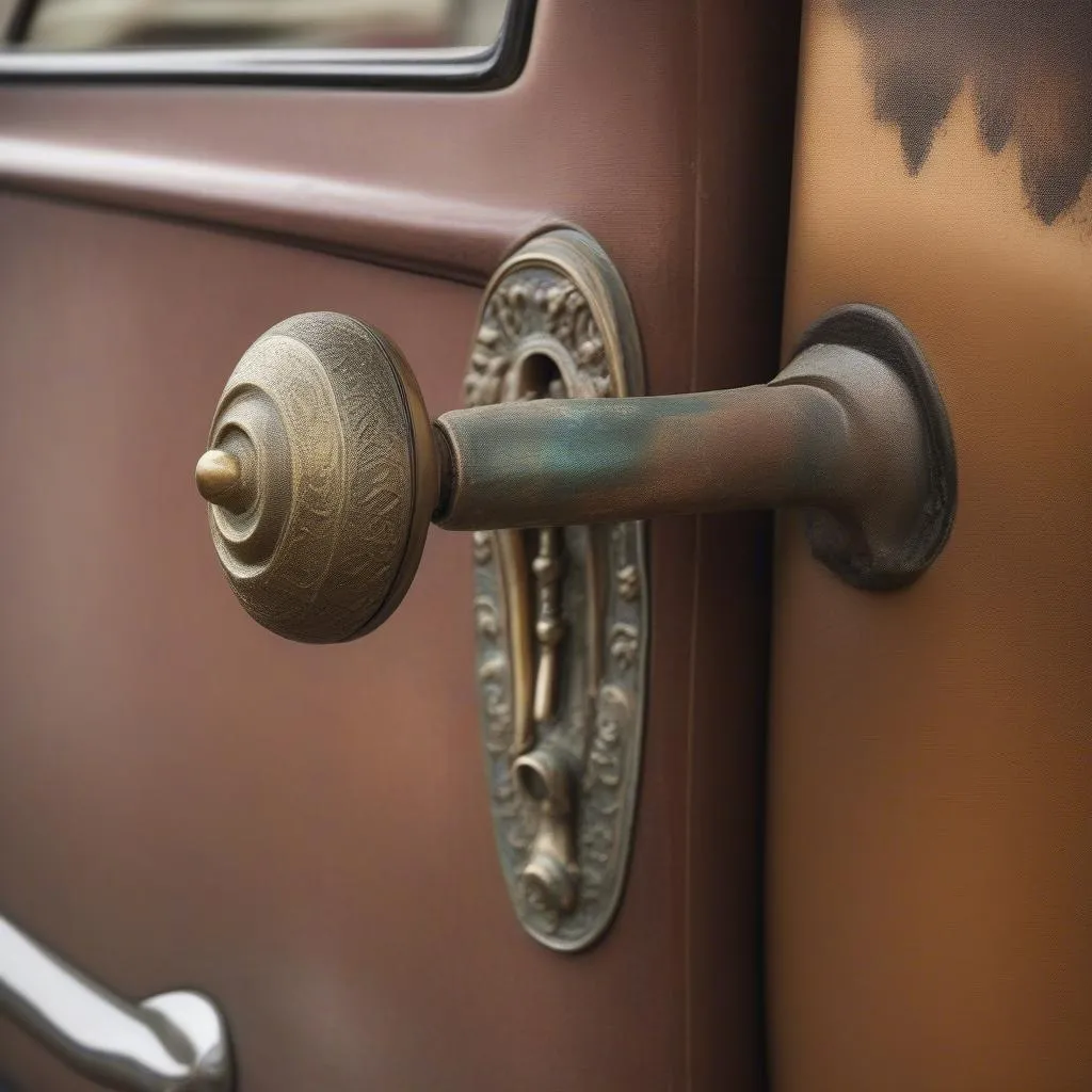 vintage car door handle