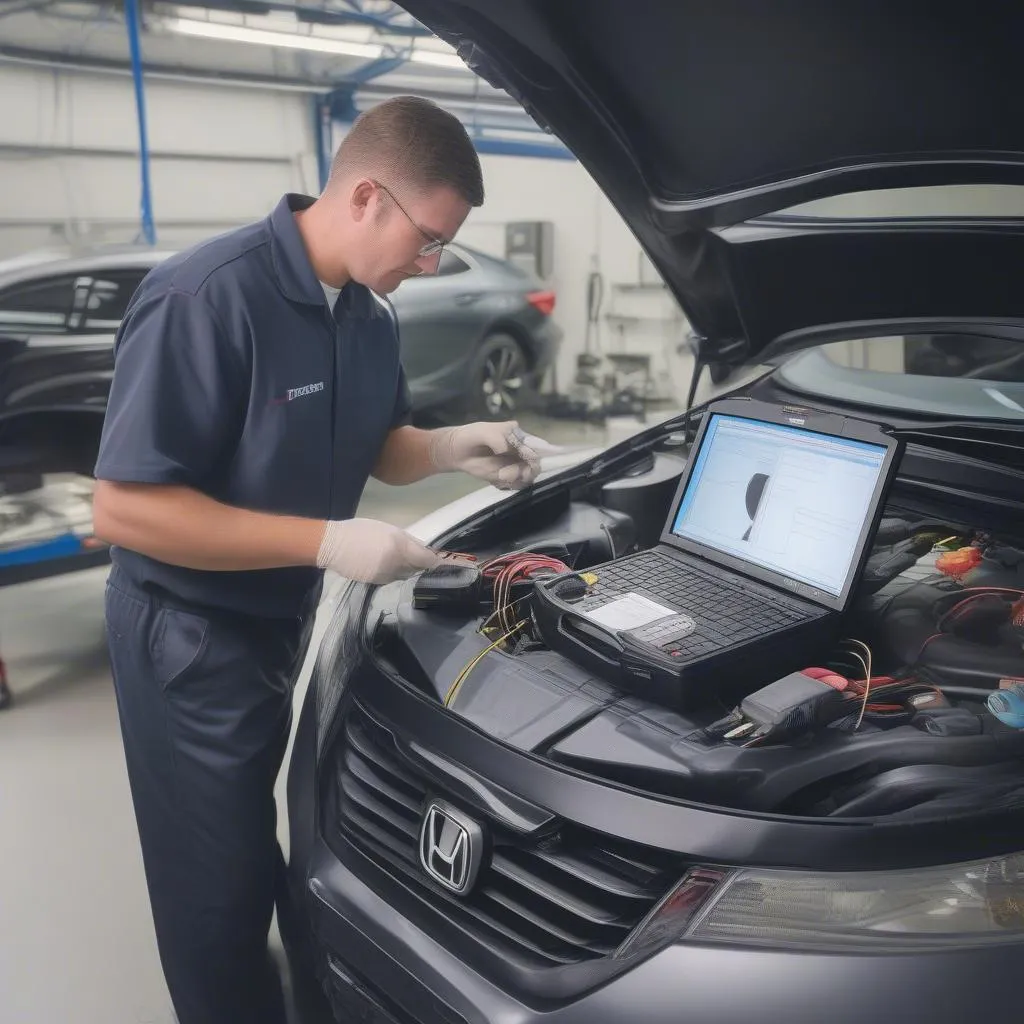 Apostolakis Honda dealer scanner technician